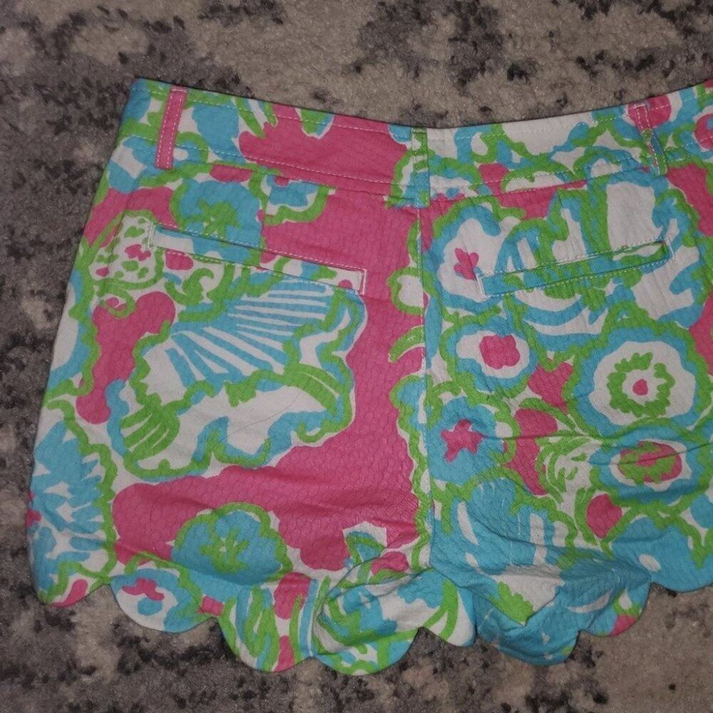 LILLY PULITZER 5" BUTTERCUP STRETCH SHORT sz 2 - Picture 5 of 9